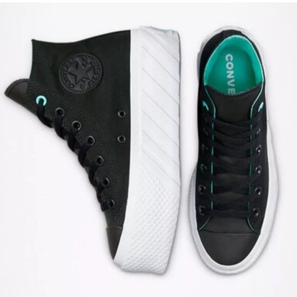 NEW Converse Chuck Taylor All Star Lift 2X Hi - Women Shoes Platform CTAS - Blac - Picture 3 of 13